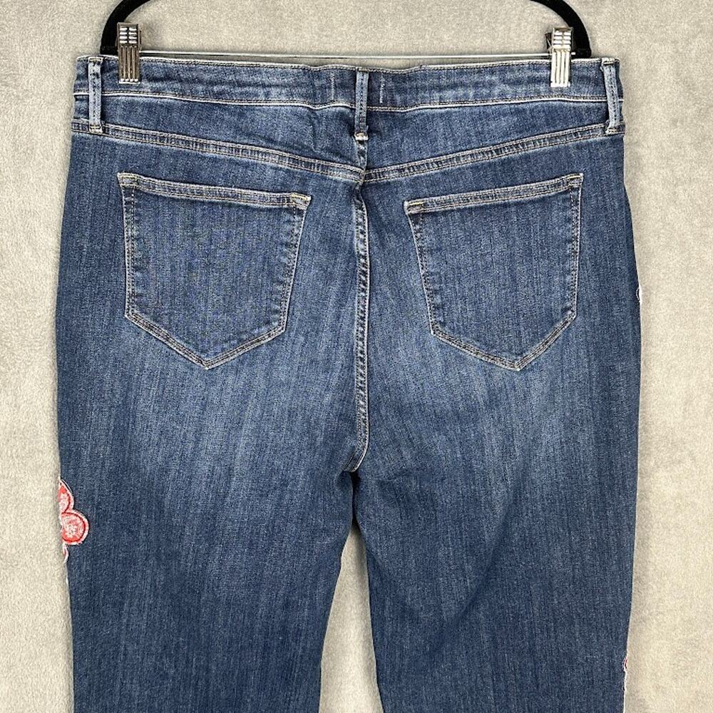 Driftwood Jeans Womens 18 Blue Royce Straight Ankle American Bandstand Boho - Picture 6 of 14